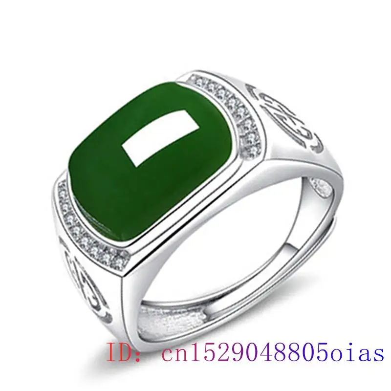 Men'S Fashion Rings - Green Jade Ring Gifts Fashion Men