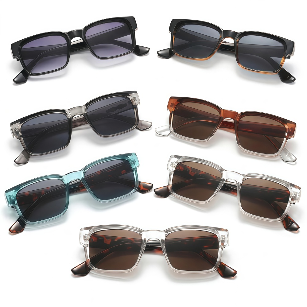 Men Fashion Photography - Fashionable And Trendy Retro Boxy Sunglasses
