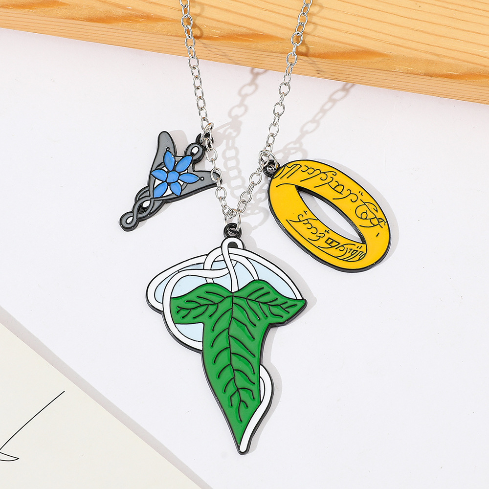 Men'S Fashion Rings - Lord of the Rings Elves Necklace