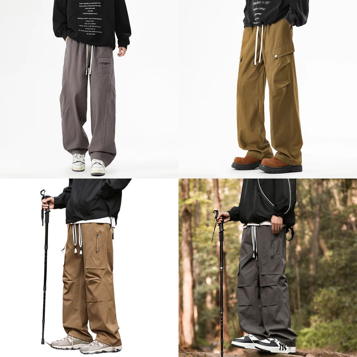 Men'S Fashion Khaki Pants - 2025 New Cotton Men Cargo Pants