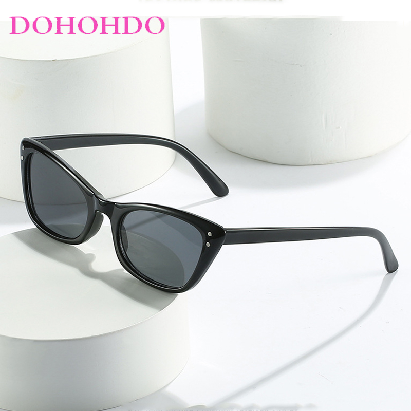 Men Fashion Photography - Vintage Small Cat Eye Sunglasses Women