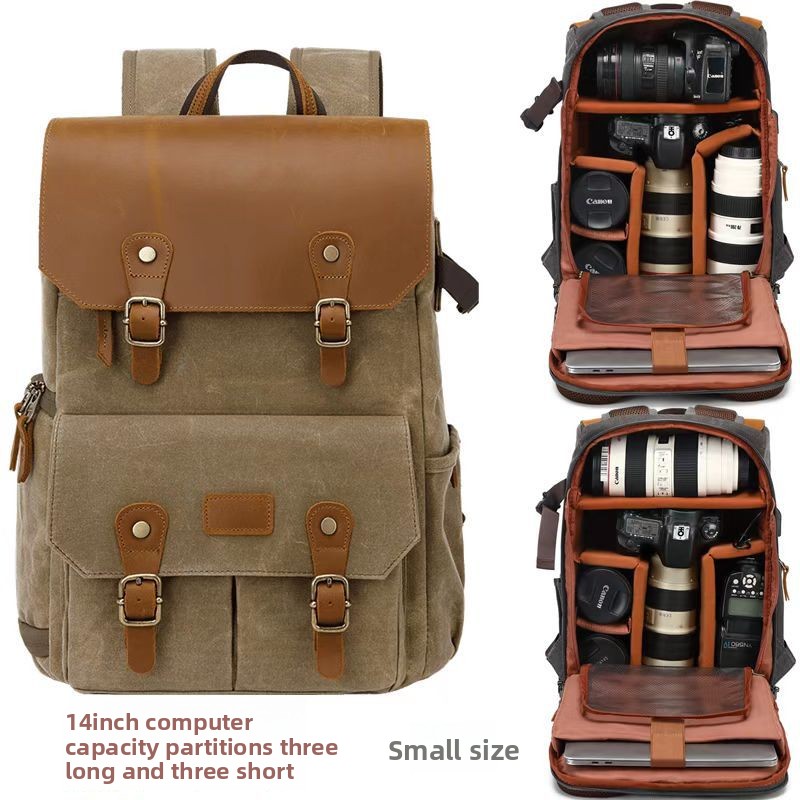 Men Fashion Photography - Leisure travel street dual-shoulder bag photography