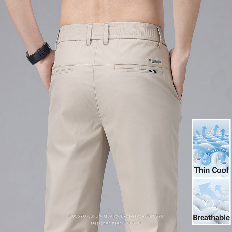 Men'S Fashion Khaki Pants - Summer Thin Men's Casual Pants Fashion