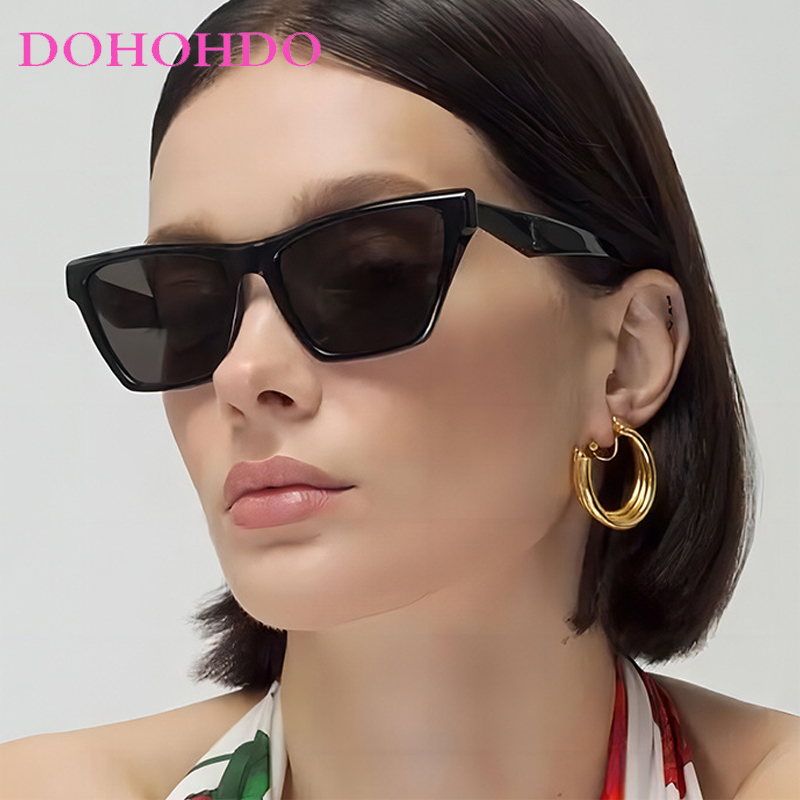 Men Fashion Photography - Vintage Big Frame Cat Eye Sunglasses