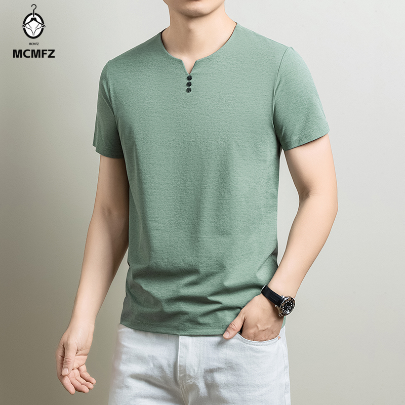 Men'S Fashion Trends 2025 - Mens Basic Henley T Shirt Comfortable