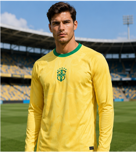 Men'S Fashion Trends - Brazil 2026 Commemorative Edition 3D Printed