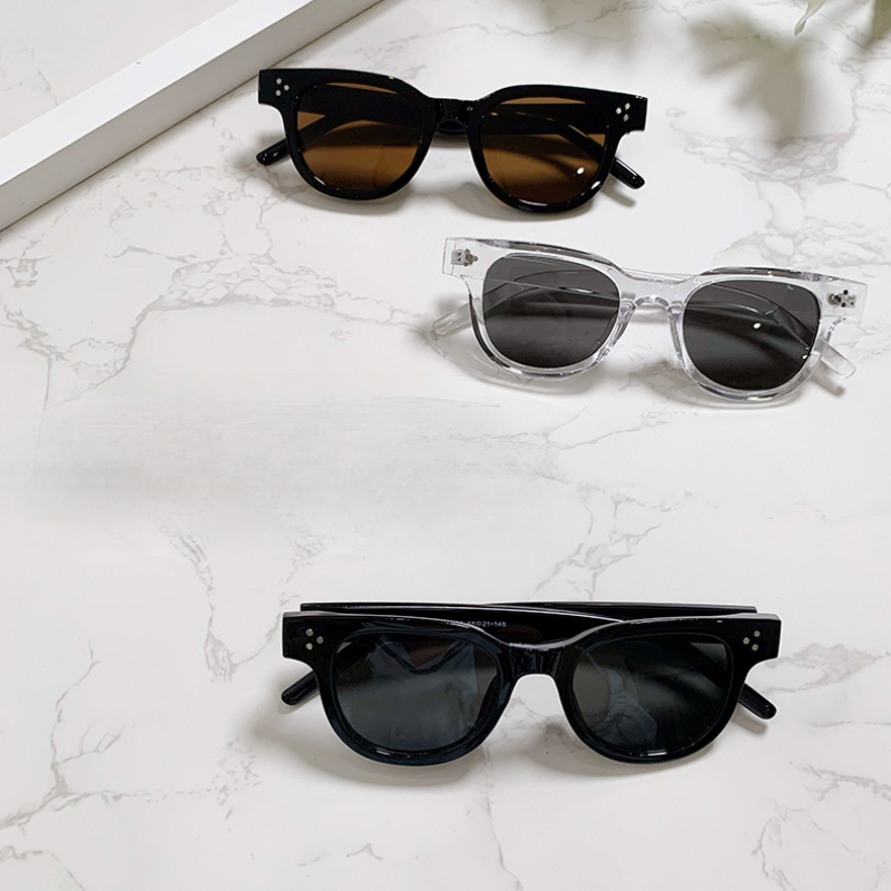 Round frame sun protection gla - Men Fashion Photography ulasan dan harga