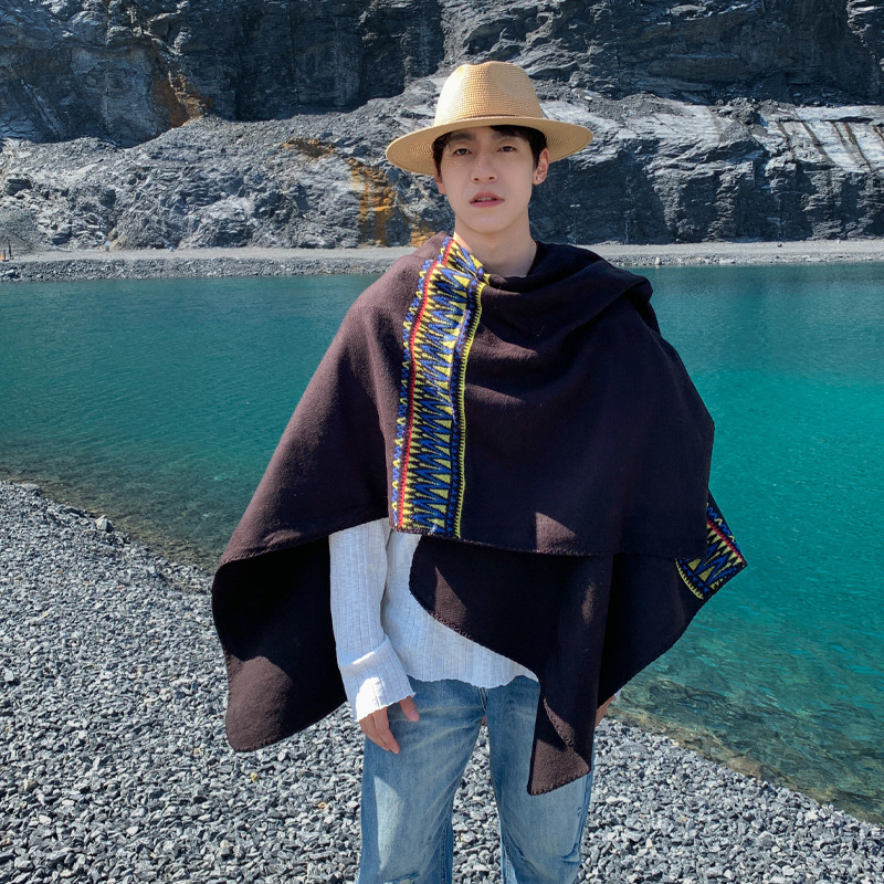 Men's Cape Desert Travel Ethni - Men Fashion Photography ulasan dan harga