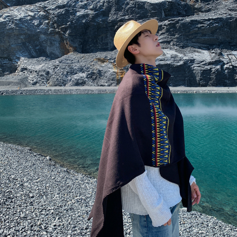 Men's Cape Desert Travel Ethni - Men Fashion Photography ulasan dan harga