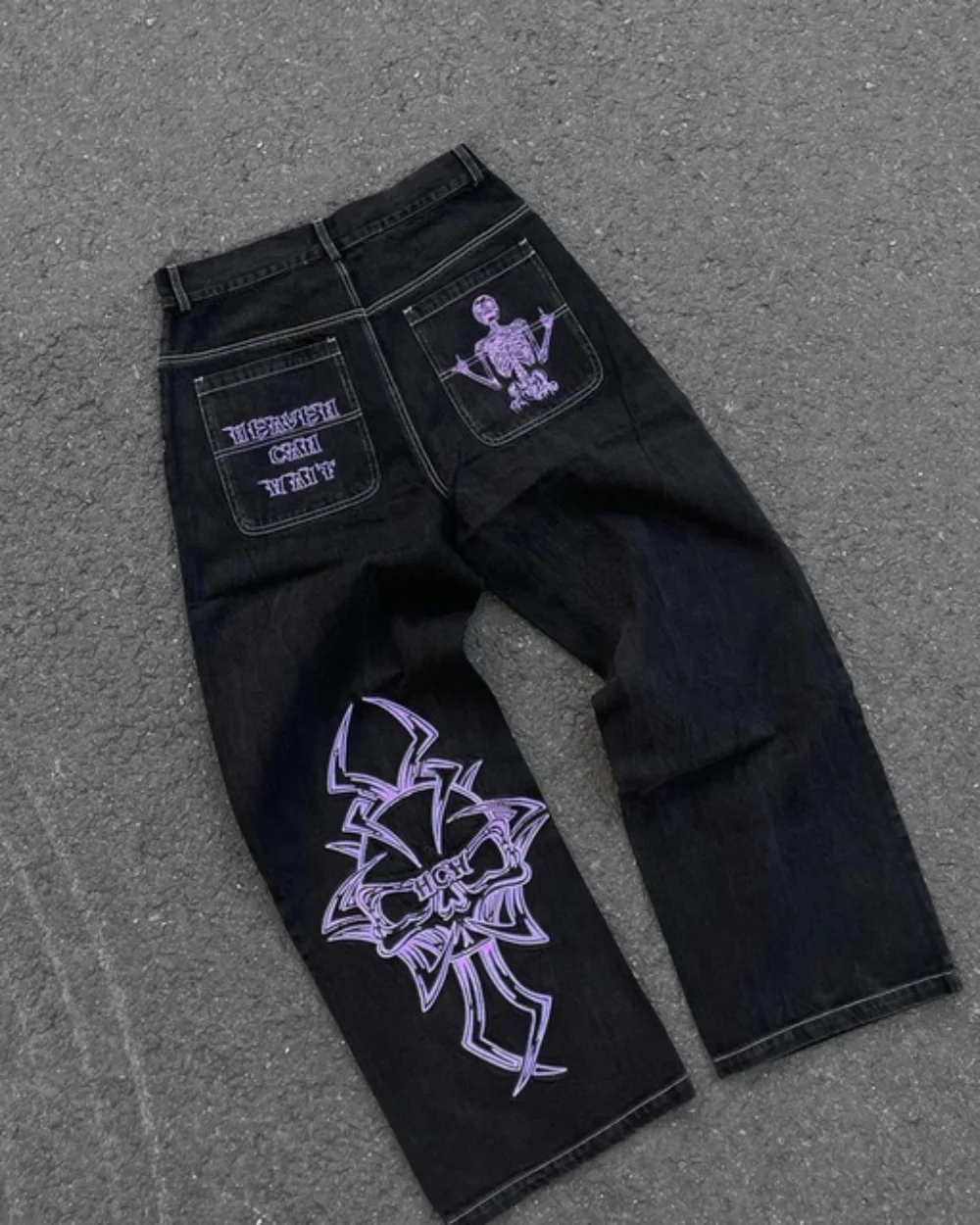 2025 New Prints Jeans Men Stre - Men'S Fashion With Baggy Jeans ulasan dan harga