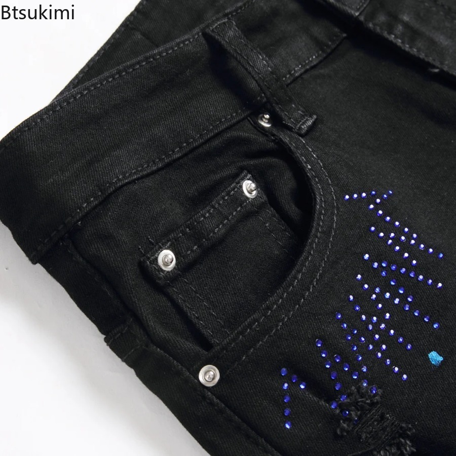 2026 New Men's Fashion Crystal - Men'S Fashion Nova Jeans ulasan dan harga