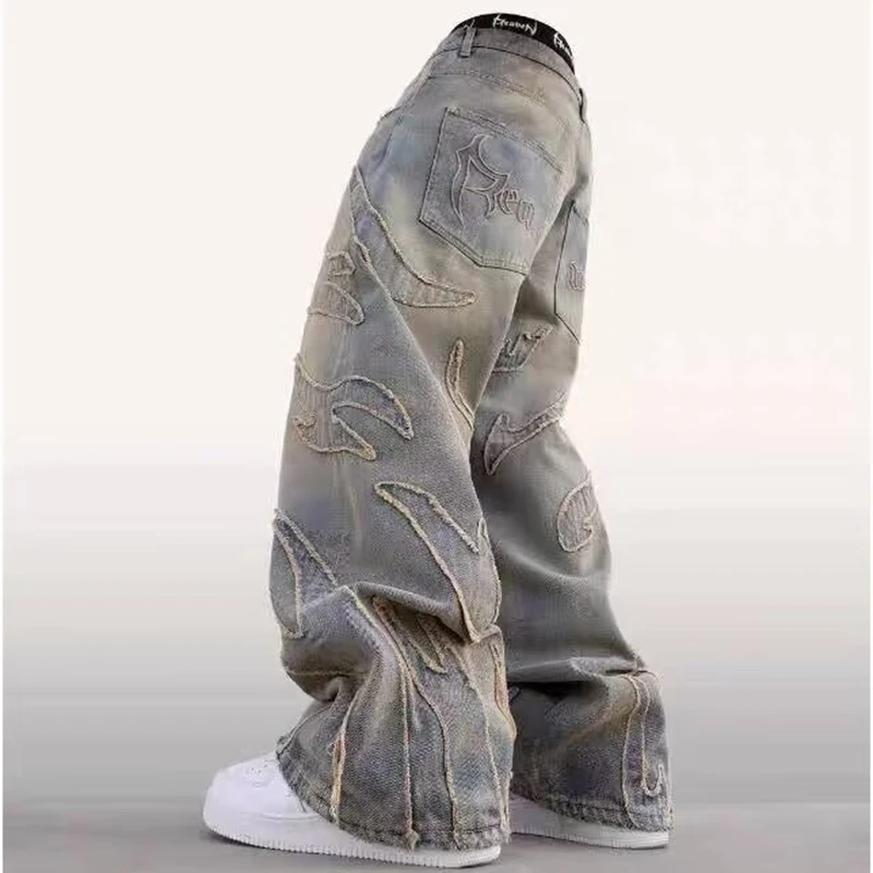 Street Gothic Retro High Waist - Men'S Fashion With Baggy Jeans ulasan dan harga
