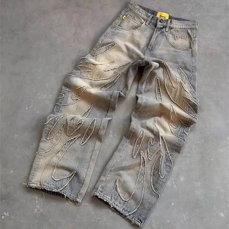 Street Gothic Retro High Waist - Men'S Fashion With Baggy Jeans ulasan dan harga