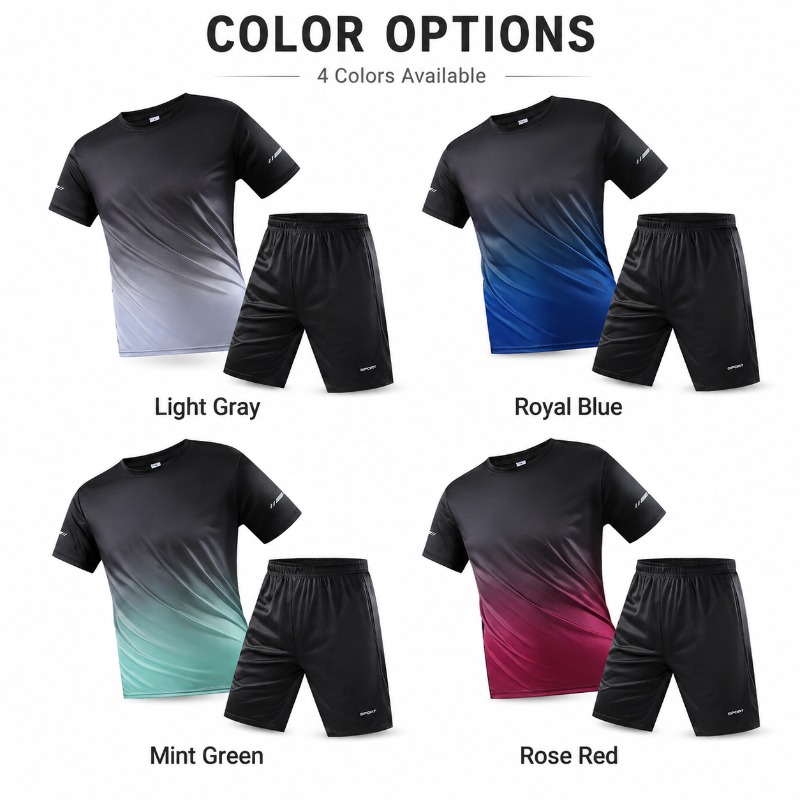 Men Quick Dry Sportswear Set 2 - Men'S Fashion Trends 2025 ulasan dan harga