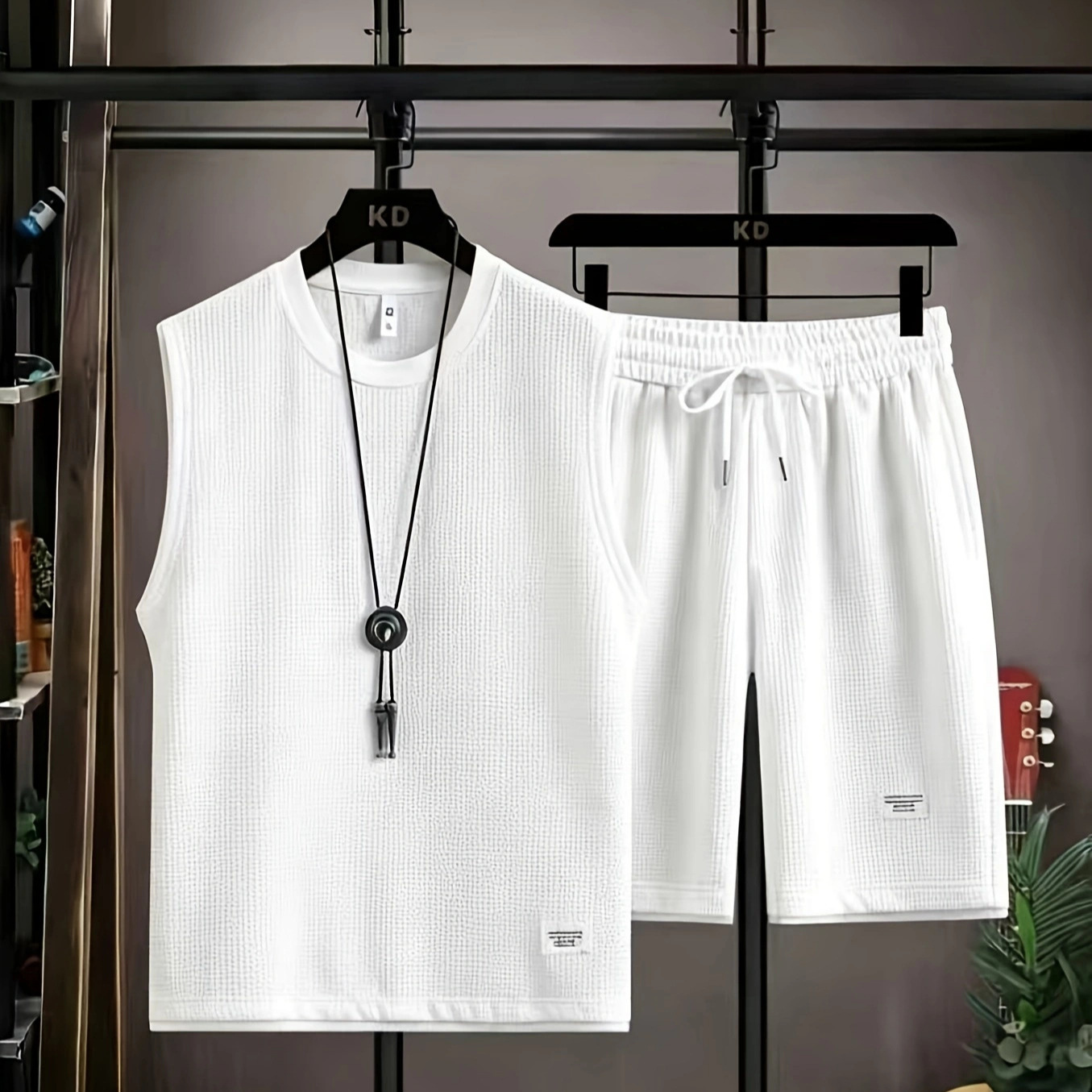 Summer men's vest sets high qu - Men'S Fashion For Summer ulasan dan harga