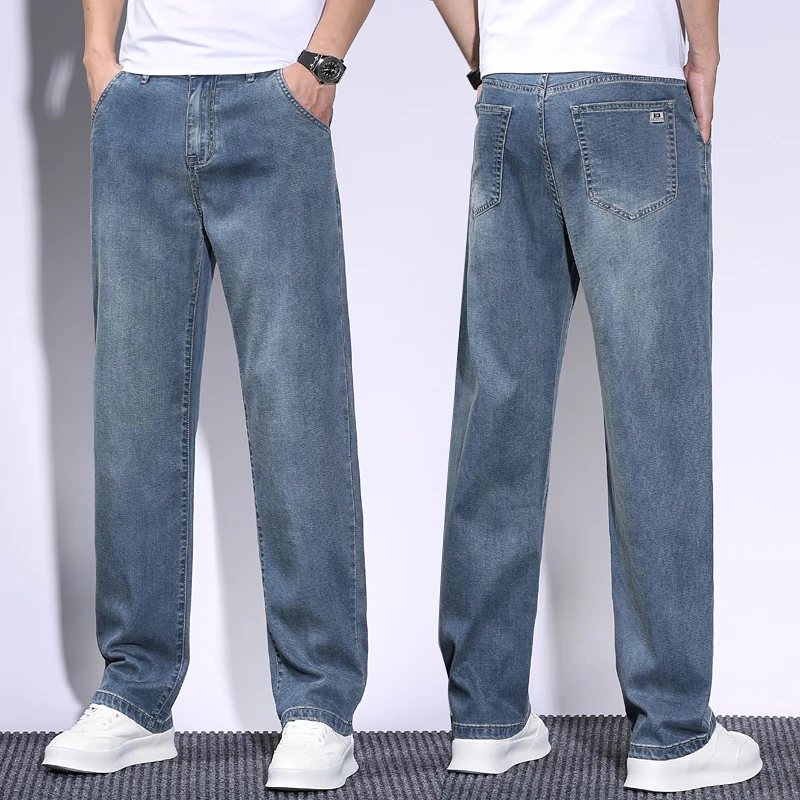 Soft Men's Lyocell Baggy Jeans - Men'S Fashion With Baggy Jeans ulasan dan harga