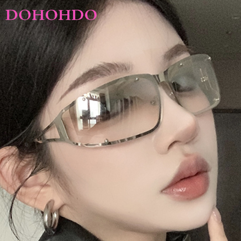 Fashion Metal Frame Hollow Sun - Men Fashion Photography ulasan dan harga