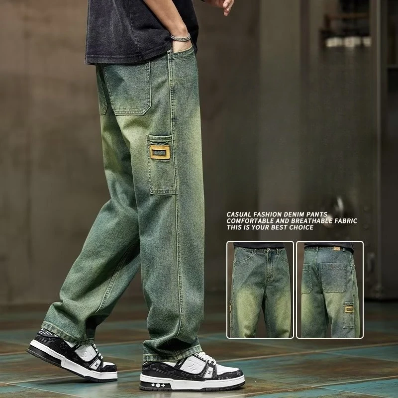 Korean Fashion Vintage Jeans M - Men'S Fashion With Baggy Jeans ulasan dan harga