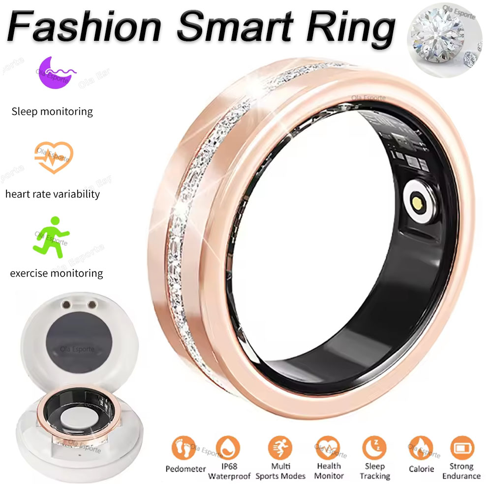 2025 New Smart Ring Lady Heart - Men'S Fashion Rings ulasan dan harga