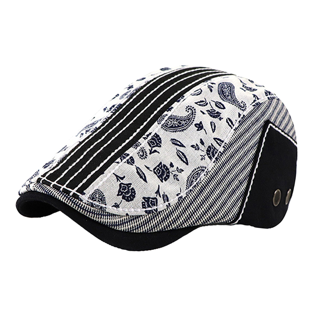 Fashion Flat Paisley Newsboy H - Men'S Fashion Roaring 20S ulasan dan harga