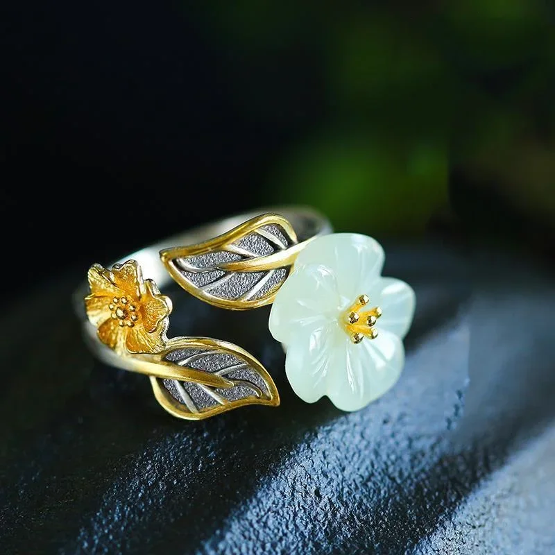 925 Silver White Hetian Jade F - Men'S Fashion Rings ulasan dan harga