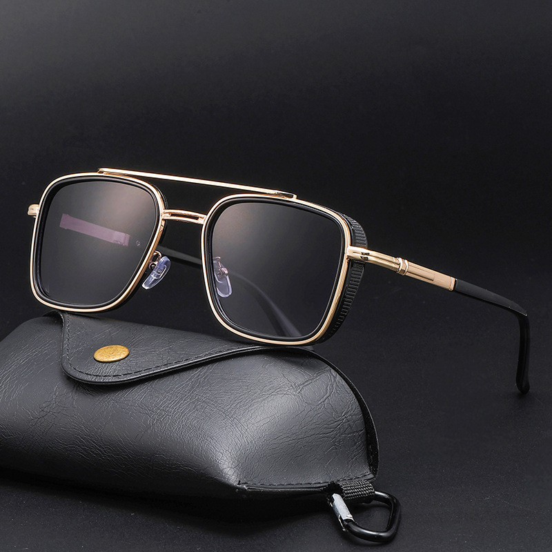 Retro Oval-framed Sunglasses M - Men Fashion Photography ulasan dan harga