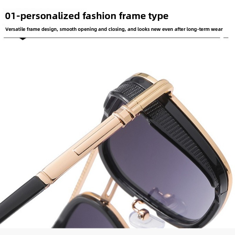 Retro Oval-framed Sunglasses M - Men Fashion Photography ulasan dan harga