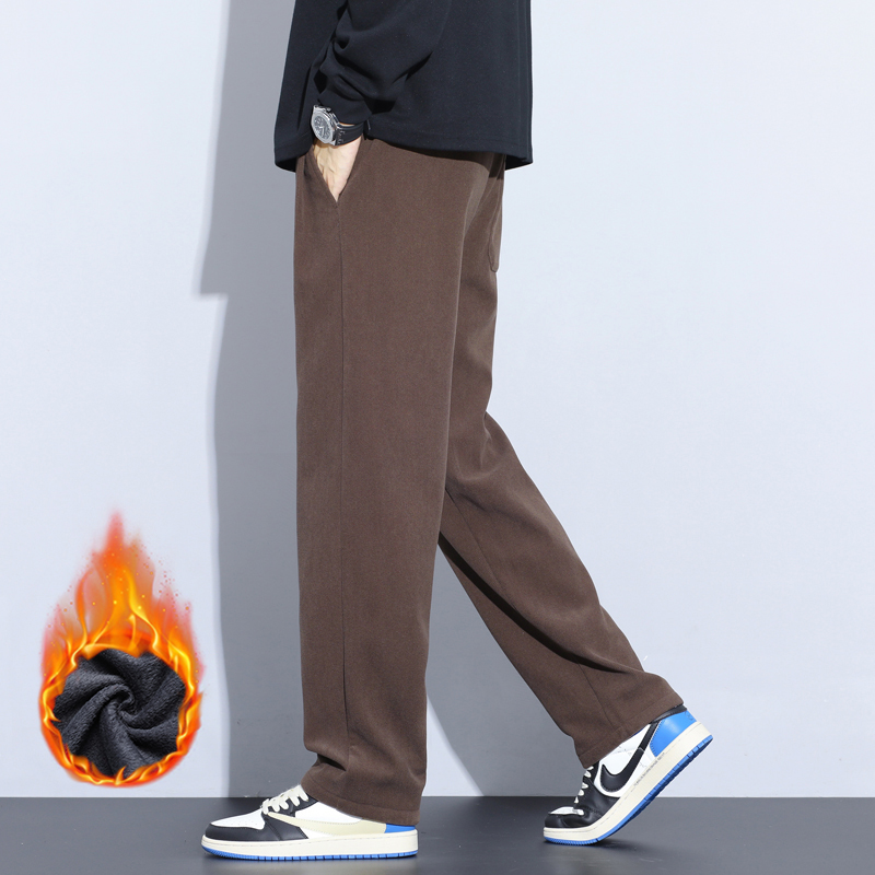 Coffee Khaki Black Gray Loose  - Men'S Fashion Khaki Pants ulasan dan harga