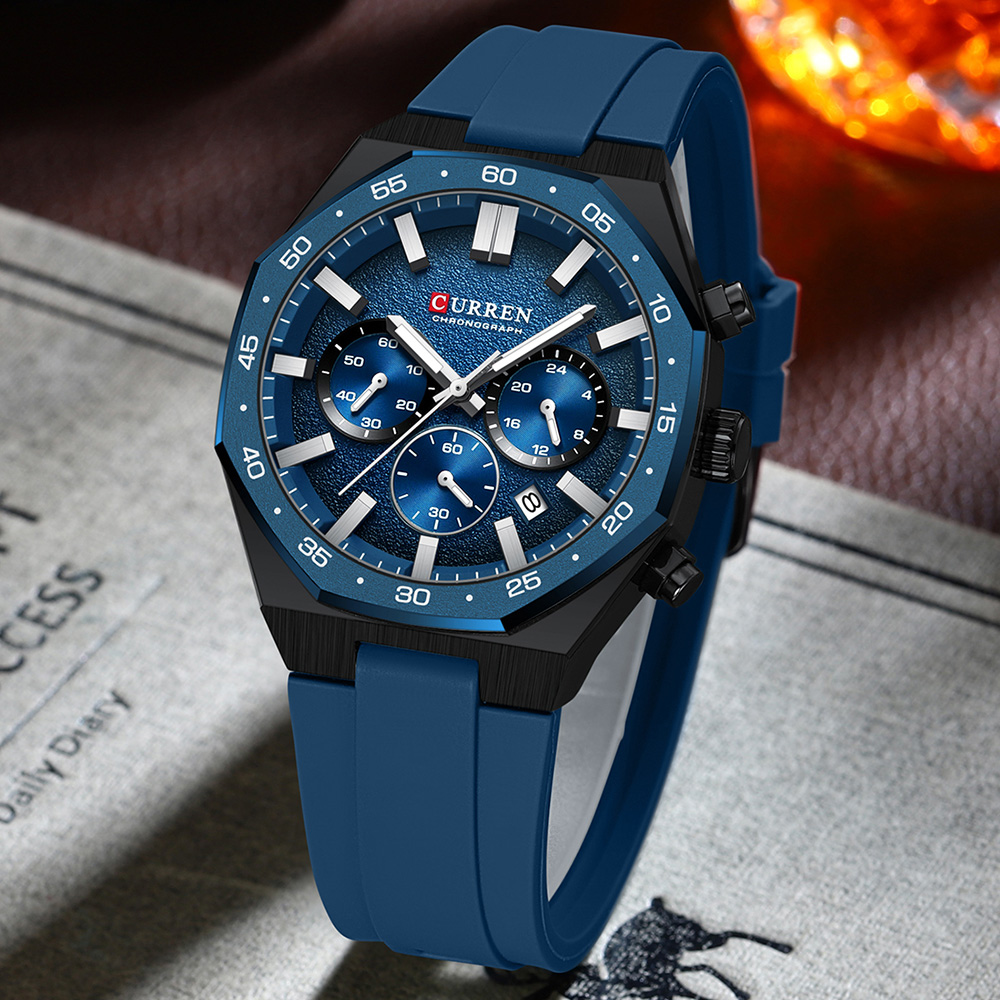 CURREN 8489 New Mens Watches W - Men'S Fashion Magazine ulasan dan harga