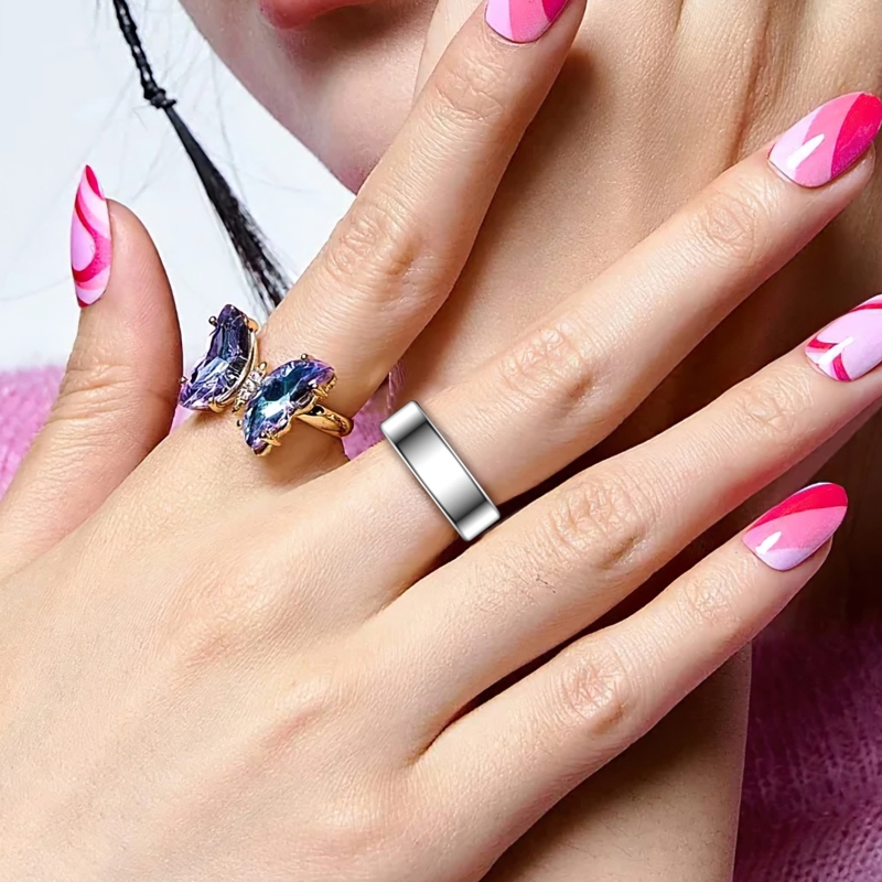 Women Men Fashion Smart Ring F - Men'S Fashion Rings ulasan dan harga
