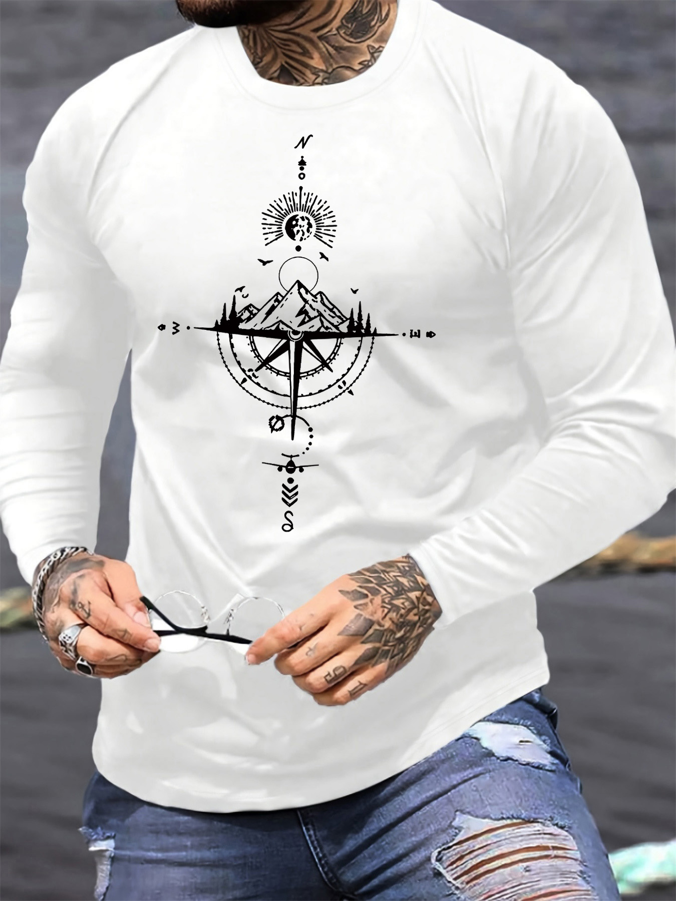 100% pure cotton men's long sl - Men'S Fashion Trends ulasan dan harga