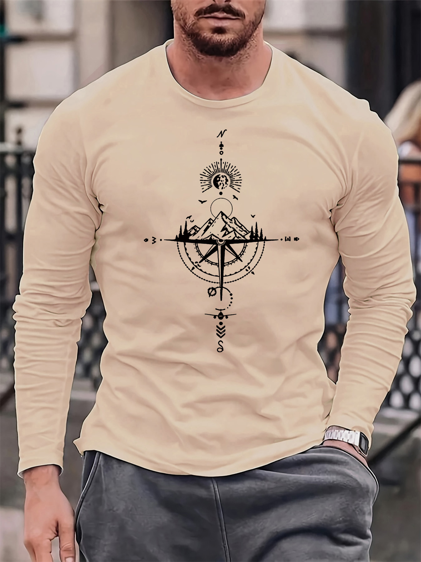 100% pure cotton men's long sl - Men'S Fashion Trends ulasan dan harga