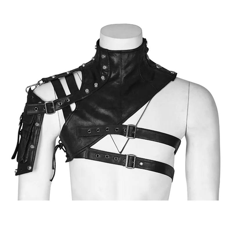 Steampunk Medieval Leather Arm - Men'S Fashion Leather Jacket ulasan dan harga