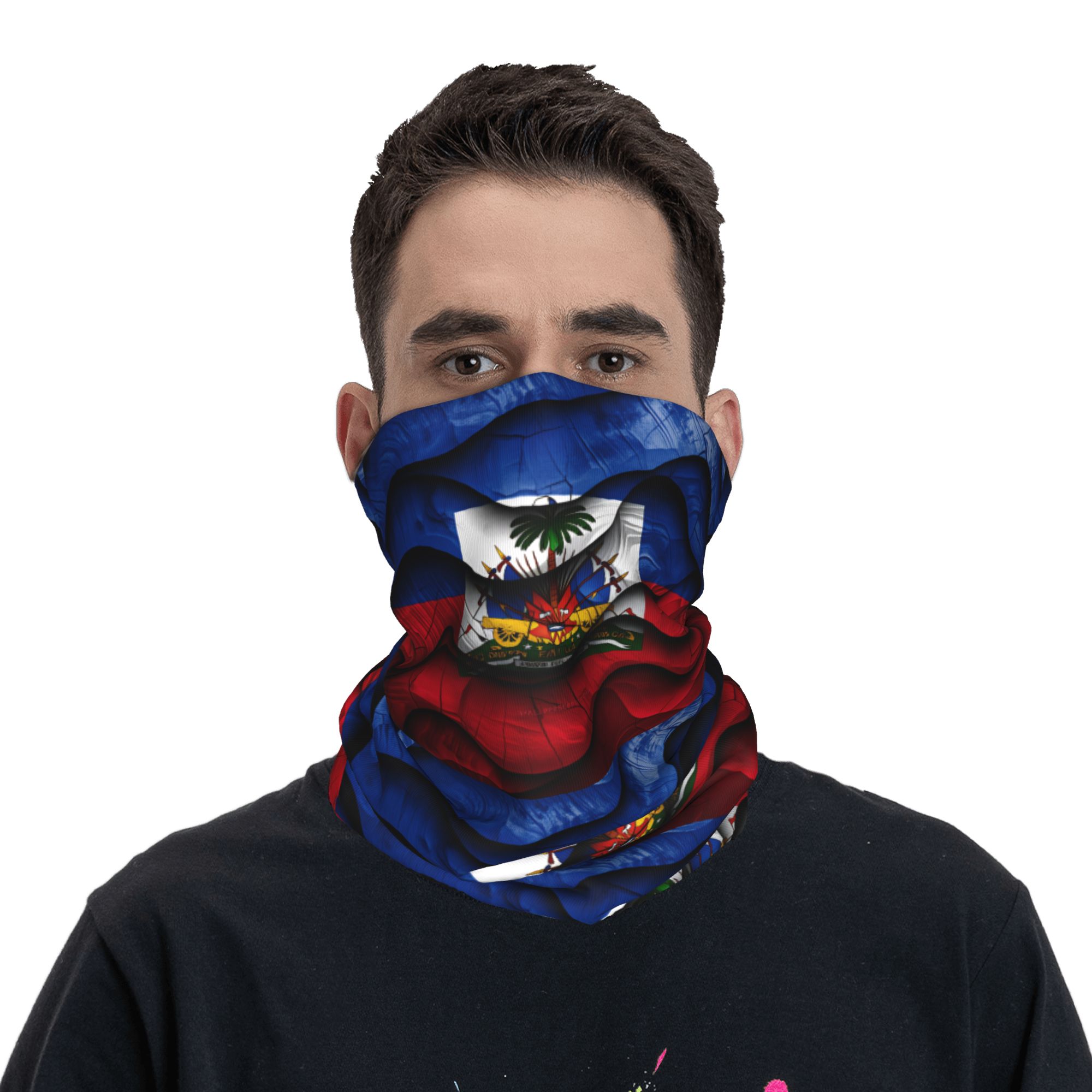 Haiti Flag Balaclava  Hunting  - Men'S Fashion Rings ulasan dan harga