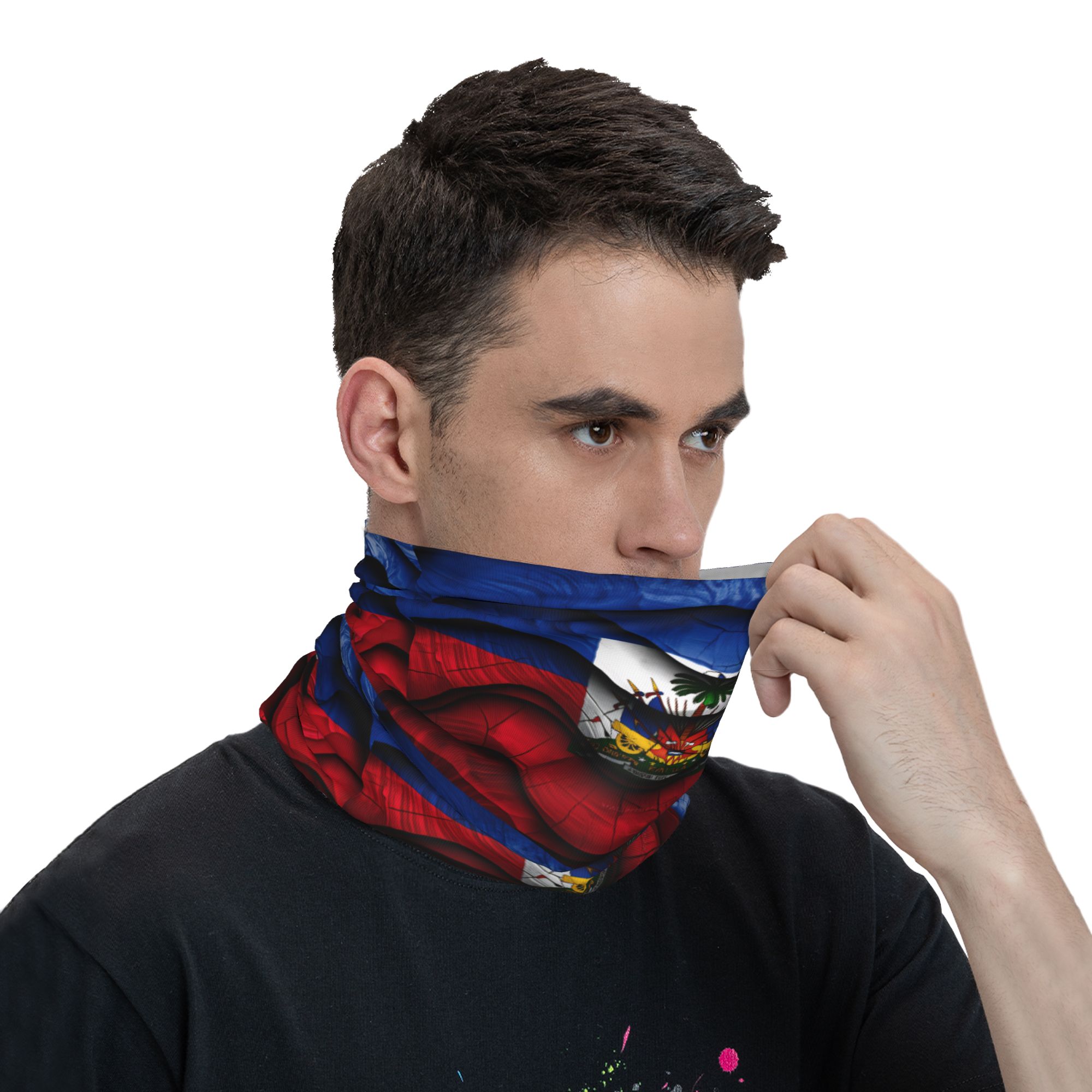 Haiti Flag Balaclava  Hunting  - Men'S Fashion Rings ulasan dan harga