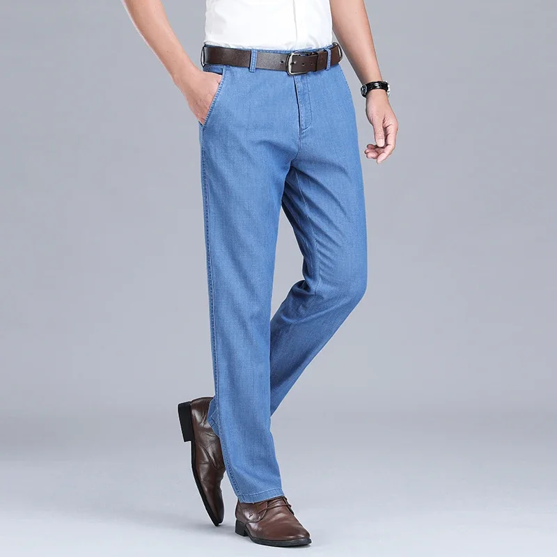2024 New Men's Thin Lyocell Fa - Men'S Fashion Nova Jeans ulasan dan harga