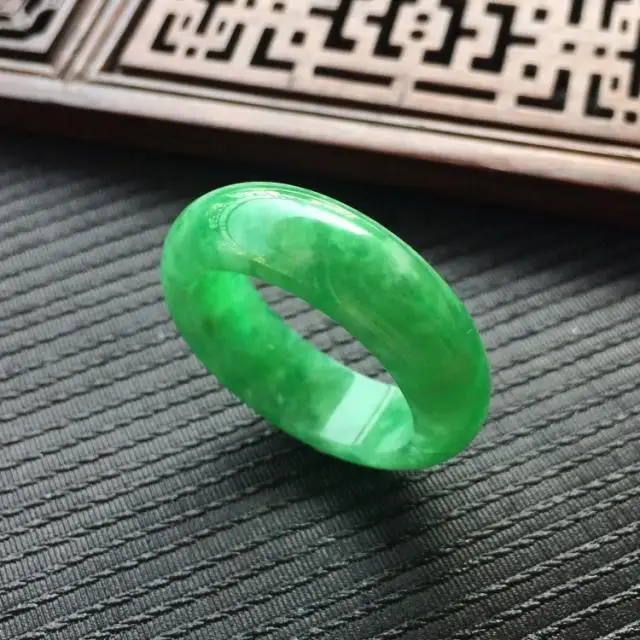 Natural Green Jade Ring Jadeit - Men'S Fashion Rings ulasan dan harga