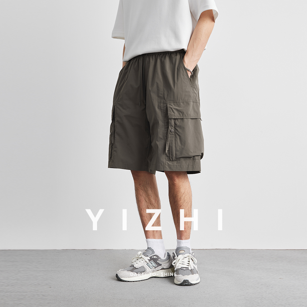 Summer Solid Color Work Pocket - Men'S Fashion Pants 2025 ulasan dan harga