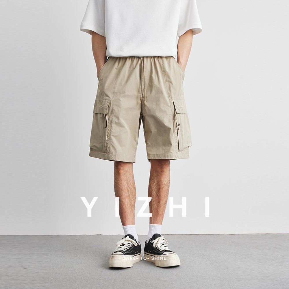 Summer Solid Color Work Pocket - Men'S Fashion Pants 2025 ulasan dan harga