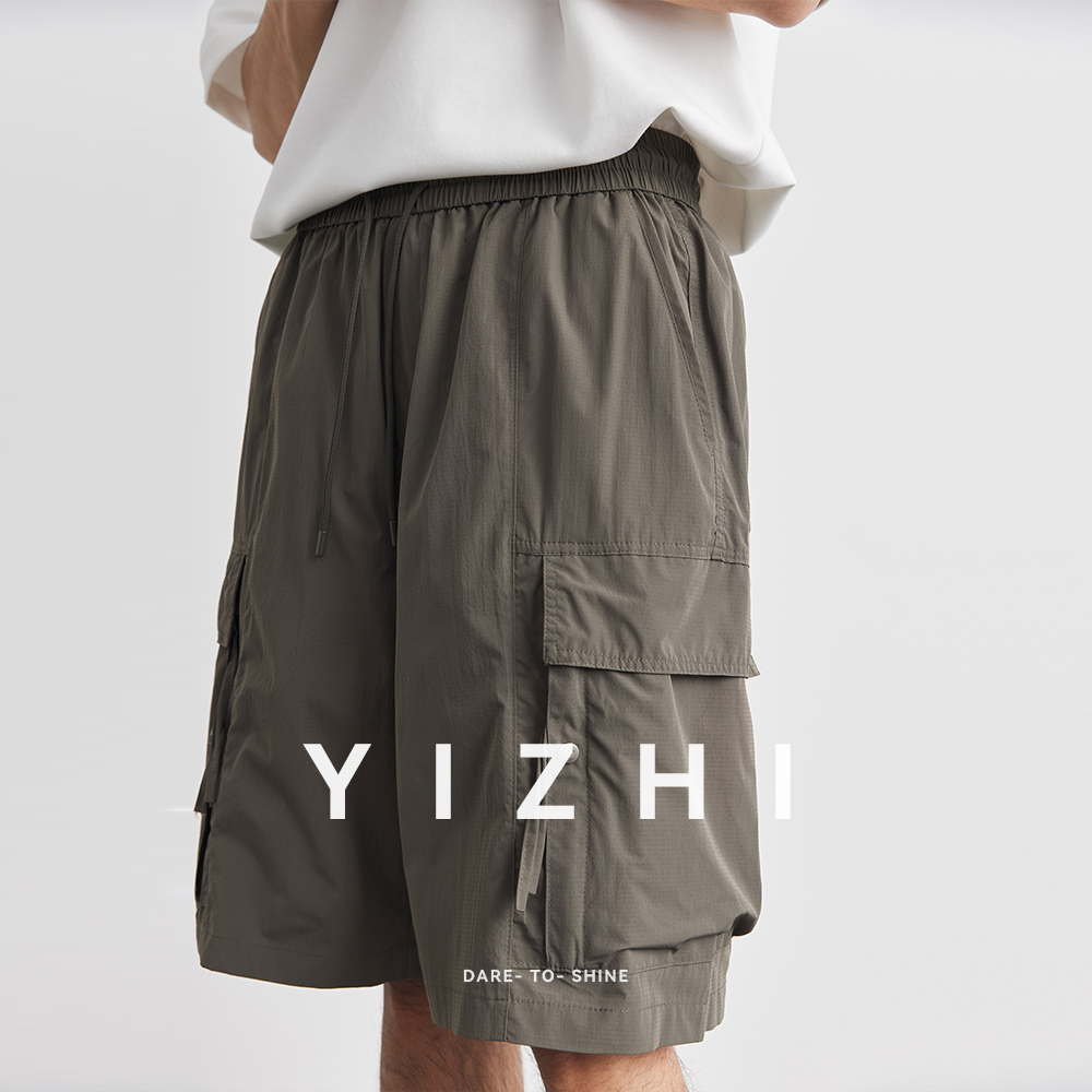Summer Solid Color Work Pocket - Men'S Fashion Pants 2025 ulasan dan harga