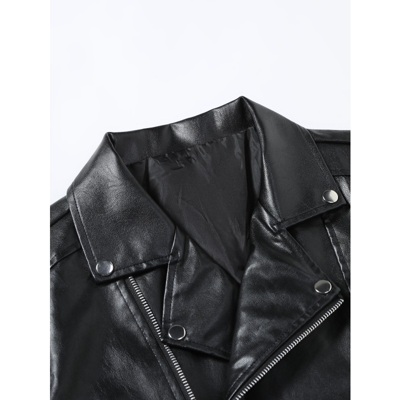 New Men's Leather Jacket Fashi - Men'S Fashion Leather Jacket ulasan dan harga