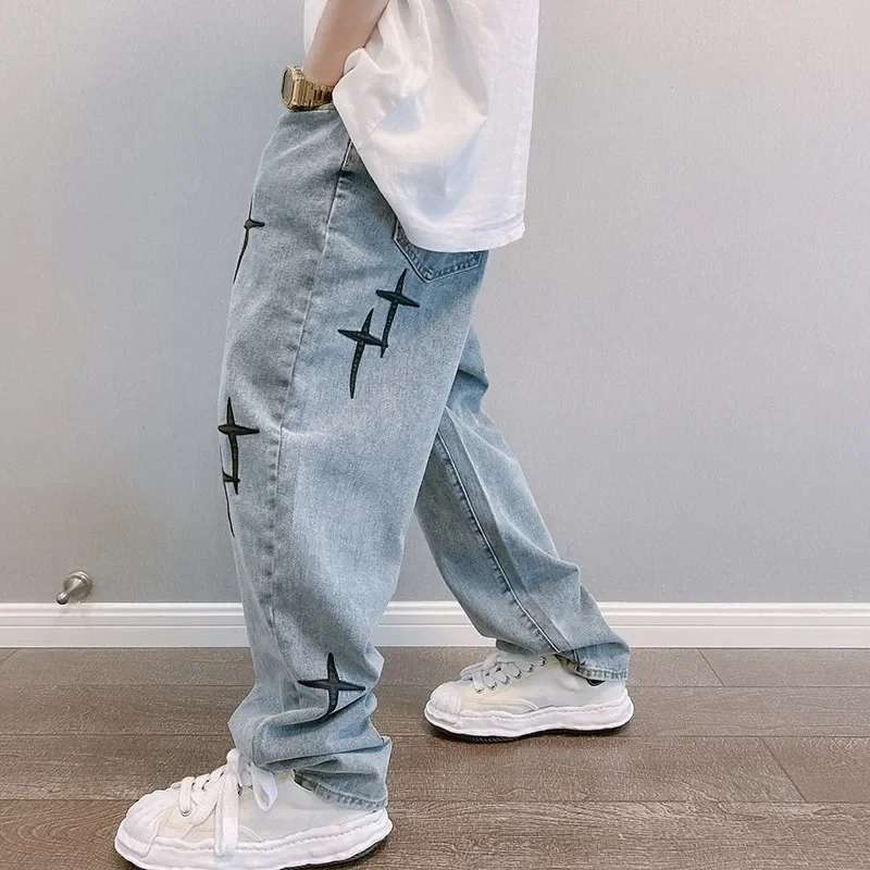 Jeans Men Wide Leg Cargo Pants - Men'S Fashion With Baggy Jeans ulasan dan harga