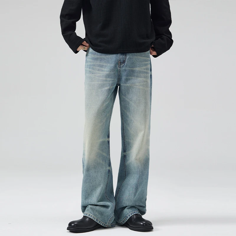 Men's Autumn Vintage Jeans Fas - Men'S Fashion With Baggy Jeans ulasan dan harga