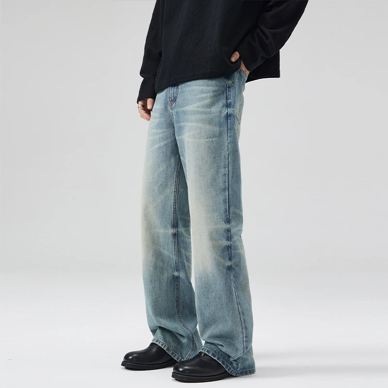 Men's Autumn Vintage Jeans Fas - Men'S Fashion With Baggy Jeans ulasan dan harga