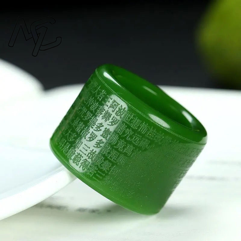 Natural RED Jade Ring Heart Me - Men'S Fashion Rings ulasan dan harga