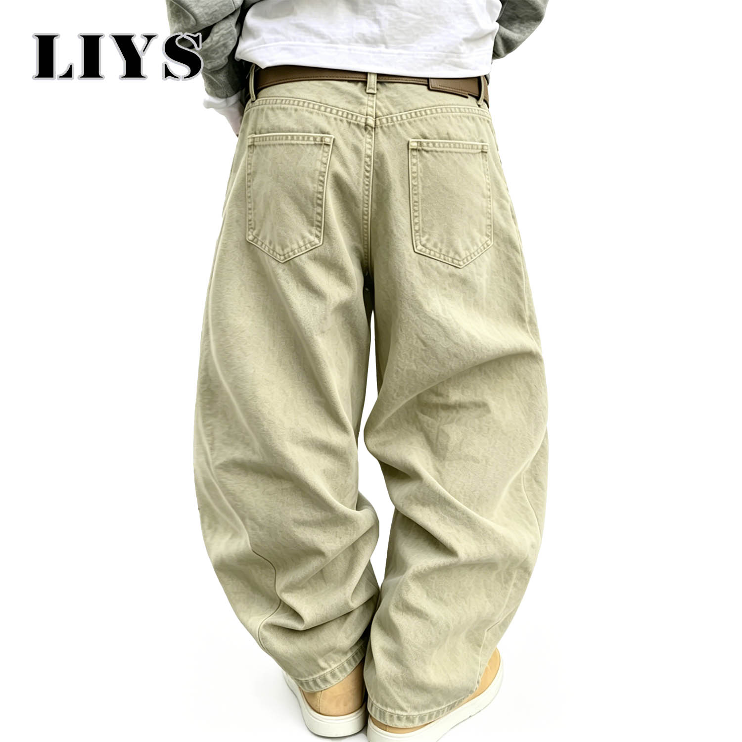 LIYS Men's American Retro Ligh - Men'S Fashion Khaki Pants ulasan dan harga