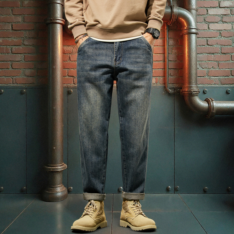 New Men's Loose Jeans Fashiona - Men'S Fashion With Baggy Jeans ulasan dan harga