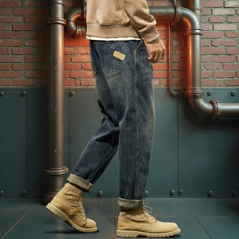 New Men's Loose Jeans Fashiona - Men'S Fashion With Baggy Jeans ulasan dan harga