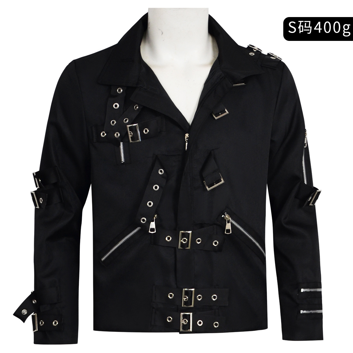 Punk Heavy Metal V8 Leather Ja - Men'S Fashion Leather Jacket ulasan dan harga