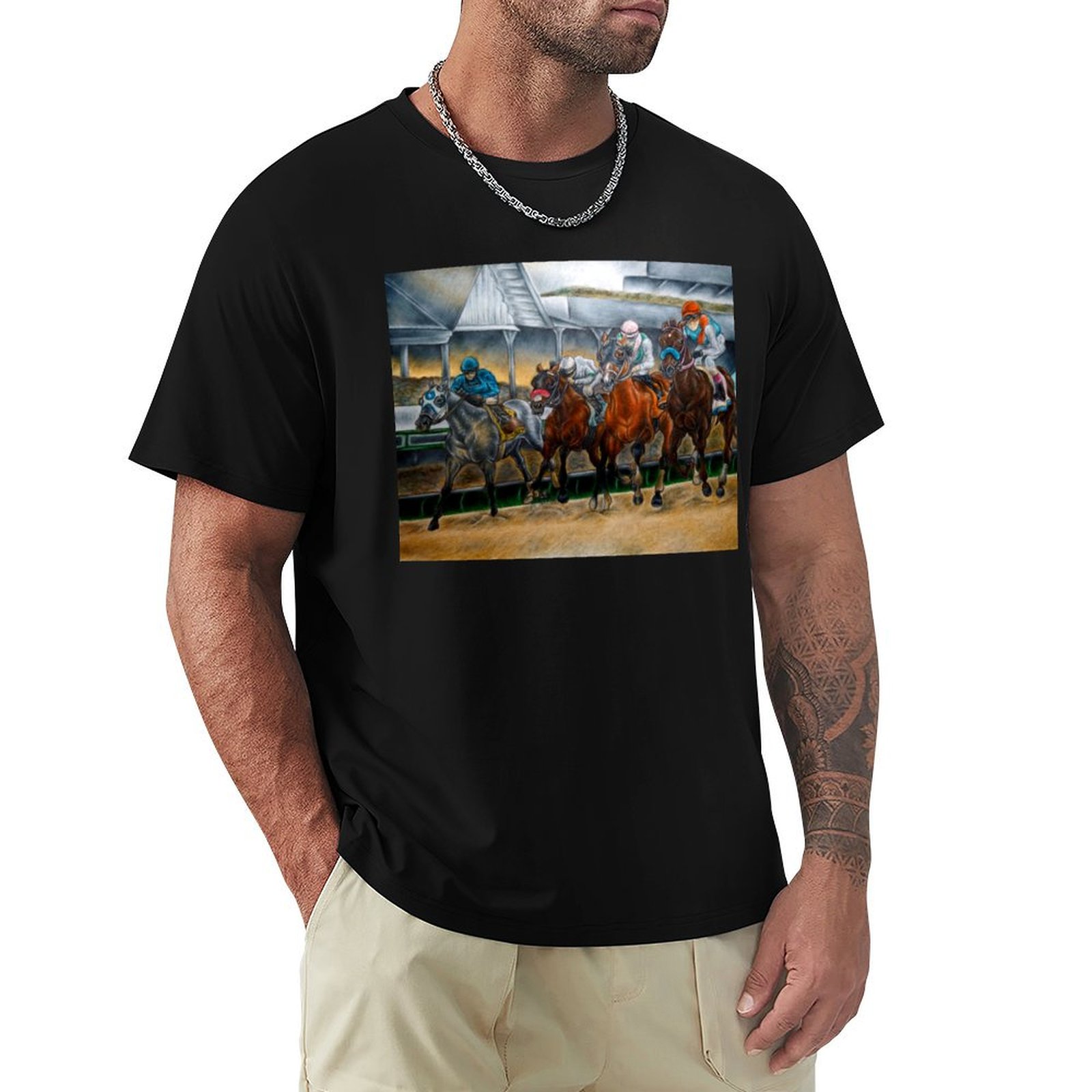 Kentucky Derby 2021 T-Shirt Fa - Men'S Fashion For Kentucky Derby ulasan dan harga
